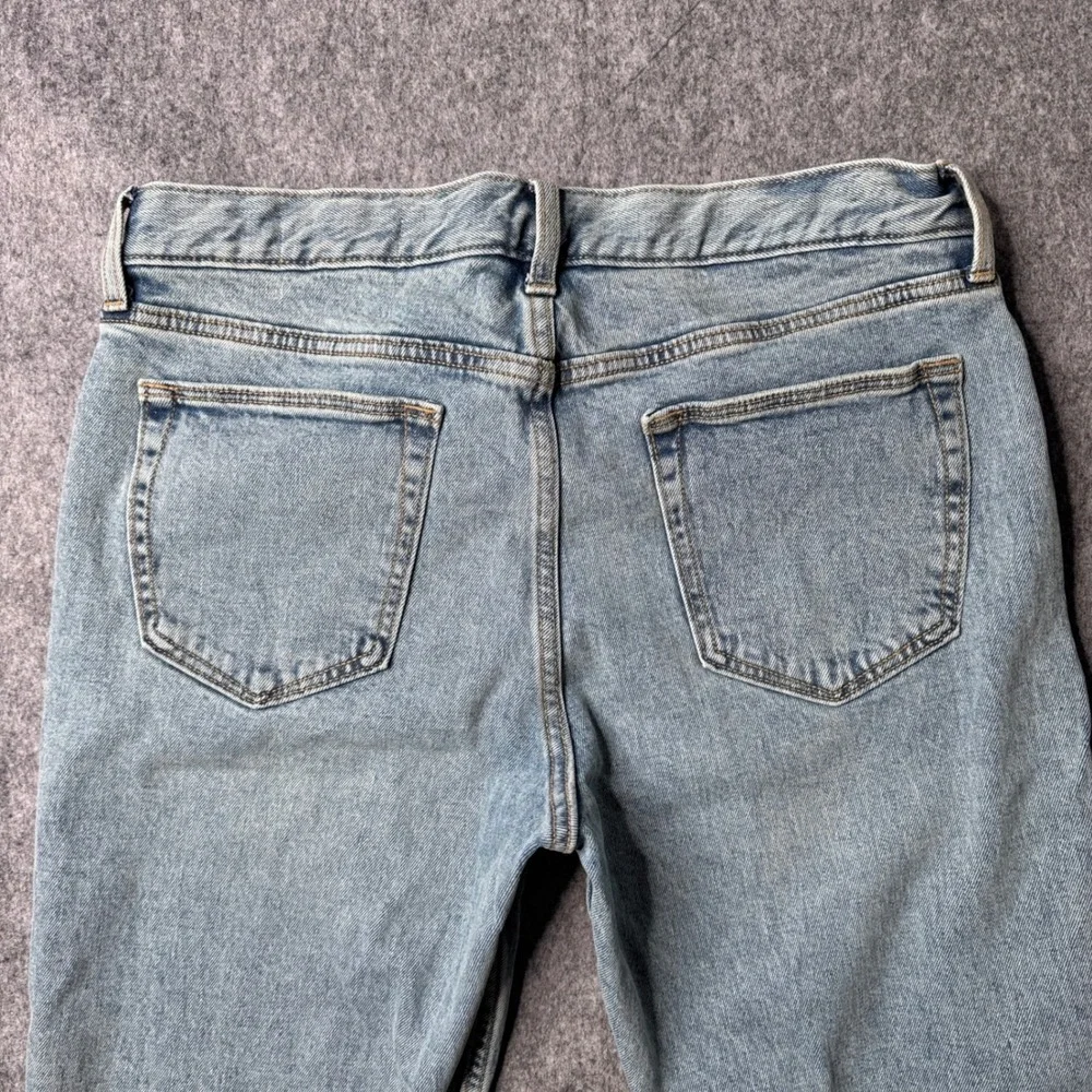 Banana Republic Mens Standard Jean Slim Fit Light Wash Blue Denim 34W 32L